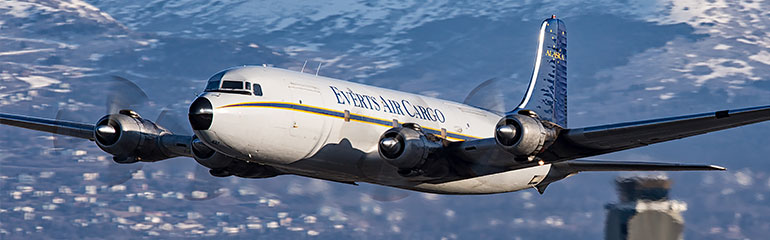 Mcdonnell Douglas Dc 6 Everts Air Airline In Alaska