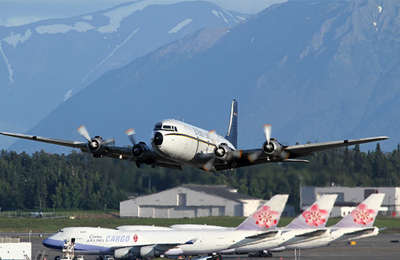 Mcdonnell Douglas Dc 6 Everts Air Airline In Alaska