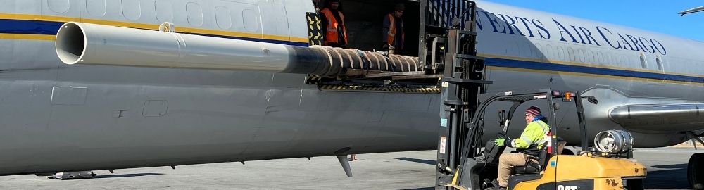 Everts Air arctic pipe, oversize load